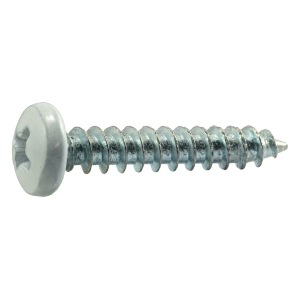 Midwest Fastener Sheet Metal Screw, #10 x 1 in, Painted Steel Pan Head Phillips Drive, 100 PK 53803 - main